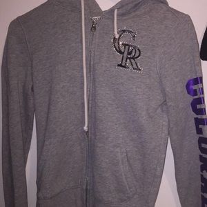 Victoria secret zip down sweatshirt